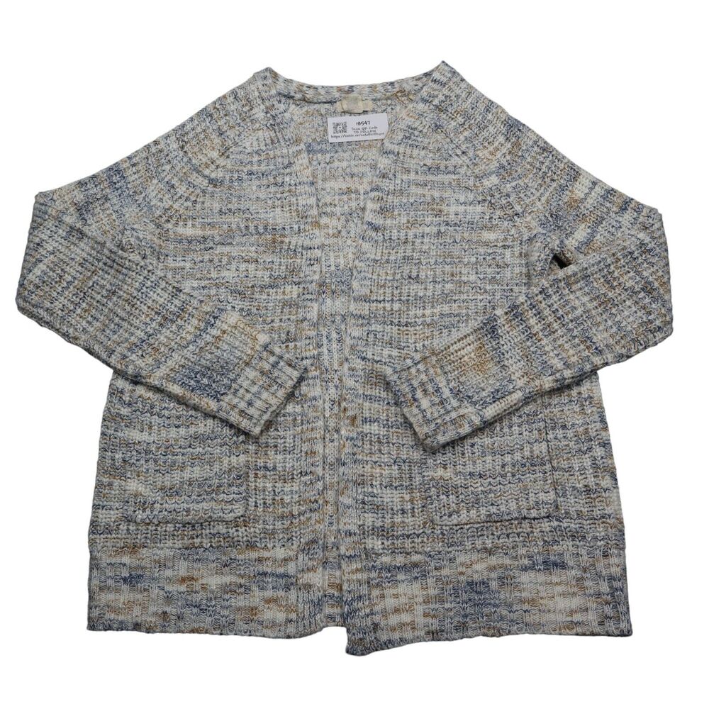Sky Sparrow Sweater Womens M Gray Long Sleeve Open Front Knitted Cardigan